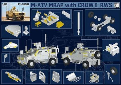 1/35 US Army M-ATV MRAP (Mine Resistant Ambush Protected) Vehicle w/Crow II RWS 1/35 US Army M-ATV MRAP (Mine Resistant Ambush Protected) Vehicle w/Crow II RWS