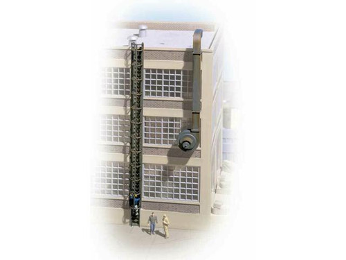 WKI3515  HO Caged Ladders And Vents--Kit