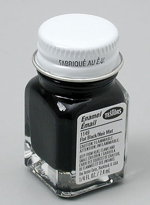 TES1149TT 1/4 oz Flat Black Enamel *