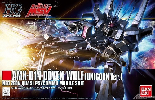 183658 1/144 HGUC #160 Doven Wolf (Unicorn Ver) 183658 1/144 HGUC #160 Doven Wolf (Unicorn Ver)