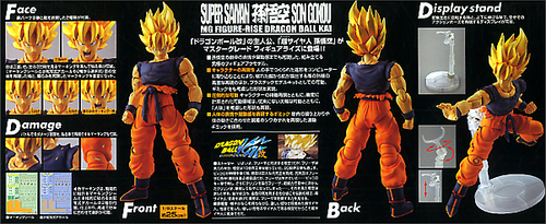 162391 Super Saiyan Son Goku "Dragon Ball Z", 1/8 Bandai MG Figurerise