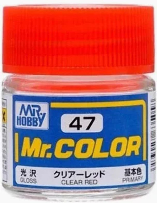C47 Gloss Clear Red 10ml 4973028635058 modelling paint