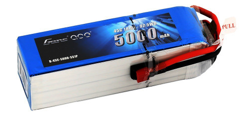 Gens ace 5000mAh 18.5V 45C 5S1P Lipo Battery Pack with Deans plug