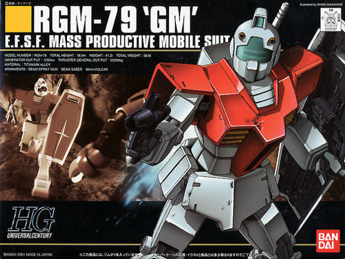 BAN1101787 Bandai HGUC #20 1/144 RGM-79 GM "Mobile Suit Gundam"