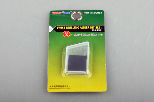 TSM9954  Twist Drilling Auger Bit Set #1 .3mm-1.0mm (8)