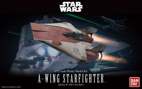 BAN2333767 Bandai Star Wars 1/72 A-Wing Starfighter