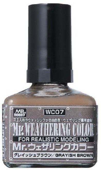 GNZWC07 Grayish Brown GSI, Mr. Weathering Color Paint