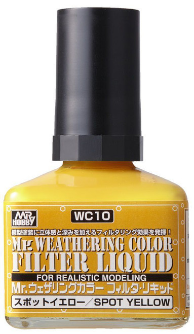 GNZWC10 Filter Liquid Yellow GSI, Mr. Weathering Color Paint