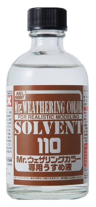 (SO) WCT101 WEATHERING COLOR Solvent / THINNER 110ml at MRS Hobby Shop, Sandy Utah, 84070
