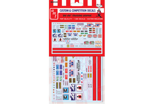 MKA022 1/25 Big Rig Trucking Graphics Decals MKA022 1/25 Big Rig Trucking Graphics Decals