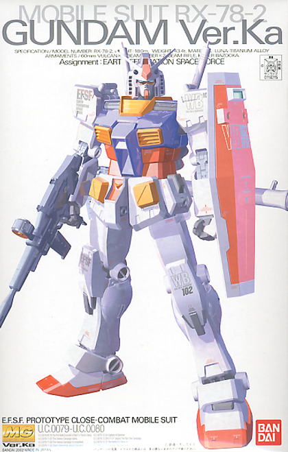 BANDAI Hobby MG RX-78-2 Gundam Ver. Ka MG 506353 BANDAI Hobby MG RX-78-2 Gundam Ver. Ka MG 506353