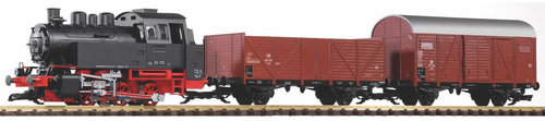 38120 DB BR80 FREIGHT STARTER SET W/ ANALOG SOUND AND SMOKE (G-SCALE)