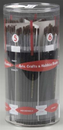 30-CY Brush Cylinder Asst Dlx Camel Hair #1-6
