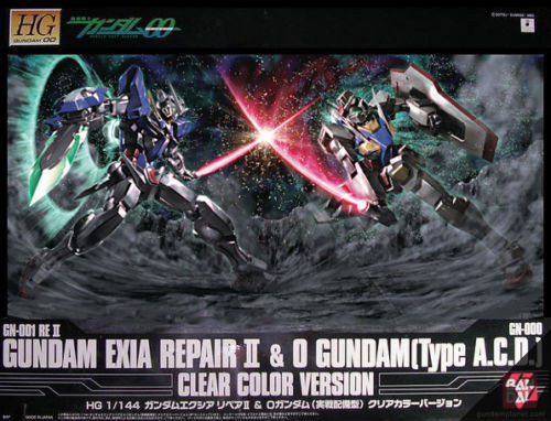 165323 Exia Repair + 0 Gundam Clear Ver. 00 HG 1/144