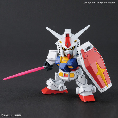 228381 RX-78-2 Gundam & Cross Silhouette Frame "Mobile Suit Gundam", Bandai SDGCS