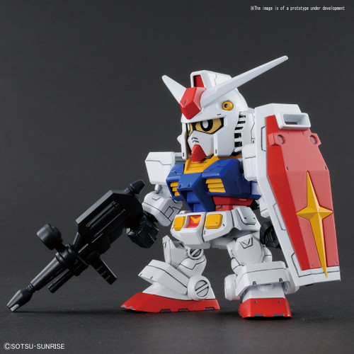 228381 RX-78-2 Gundam & Cross Silhouette Frame "Mobile Suit Gundam", Bandai SDGCS