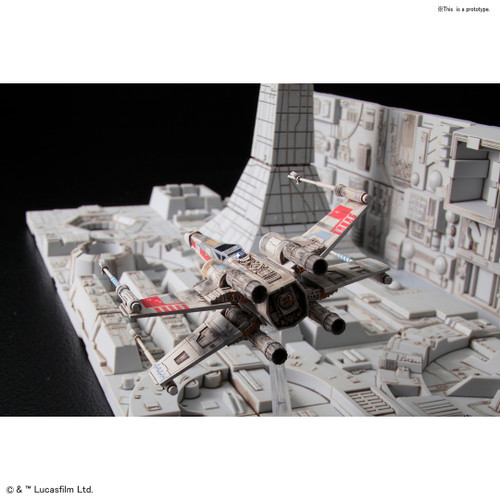 BAN2435951 Bandai Death Star Attack Set 'Star Wars', Bandai Star Wars 1/144 Plastic Model