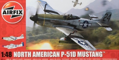 Airfix Model 5131 North American P-51-D Mustang 1:48 Airfix Model 5131 North American P-51-D Mustang 1:48