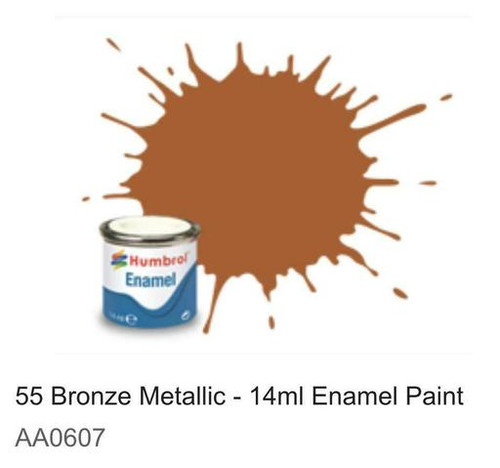 AA0607 - Bronze - Enamel, 14ML, Metallic, Shade 055