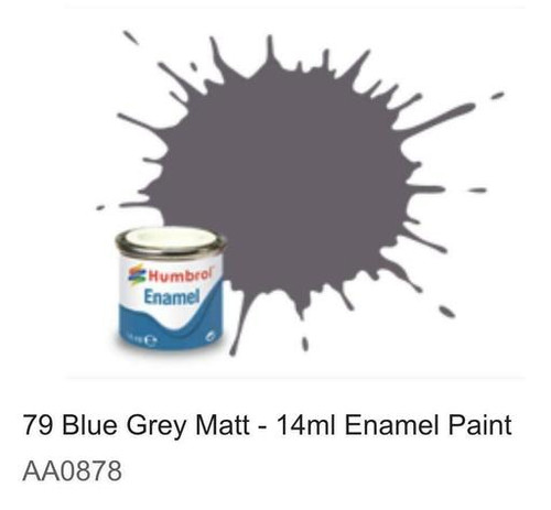 AA0878 - Blue Grey - Enamel, 14ML, Matt, Shade 079