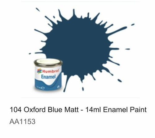 AA1153 - Oxford Blue - Enamel, 14ML, Matt, Shade 104
