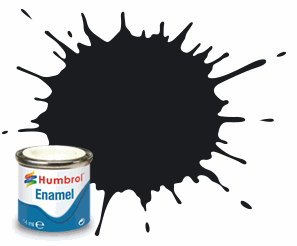 AQ0232 - Black - Enamel, 50mL, Gloss Shade 21