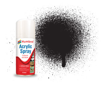 (D) discontinued  AD6033 - Black Primer, 150ml - Acrylic Spray, Matt, Shade 033