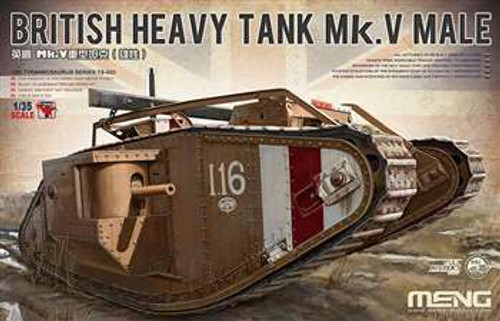 TS020 British Heavy Mk. V Male Tank 1/35 TS020 British Heavy Mk. V Male Tank 1/35