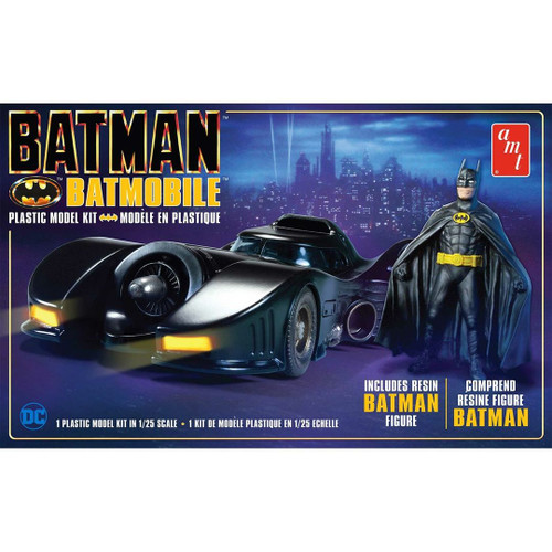 1107 1989 Batmobile with Resin Batman Figure 1/25 1107 1989 Batmobile with Resin Batman Figure 1/25
