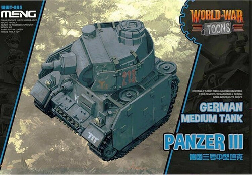 WWT005 German Med Toon Tank Panzeriii Toons