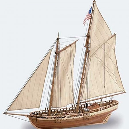 22135 Virginia American Schooner 1/41 Model Ship Kit