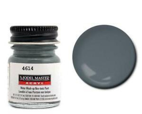 (D)  4614 Model Master Acryl Flat  German Uniform Gray 1/2oz (D)  4614 Model Master Acryl Flat  German Uniform Gray 1/2oz
