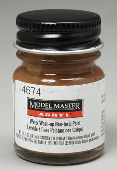 4674 Model Master Acryl Flat 1/2oz Leather 4674 Model Master Acryl Flat 1/2oz Leather
