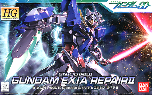 BAN2070725 Bandai HG 00 1/144 #44 Gundam Exia Repair II "Gundam 00"