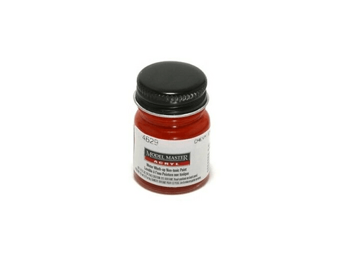 (D)  4629 Model Master Chevy Engine Red GP00250 1/2 oz (D)  4629 Model Master Chevy Engine Red GP00250 1/2 oz