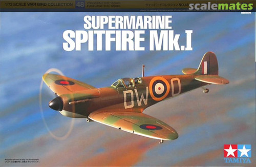 TAM60748 Tamiya 1/72 Supermarine Spitfire Mk.1