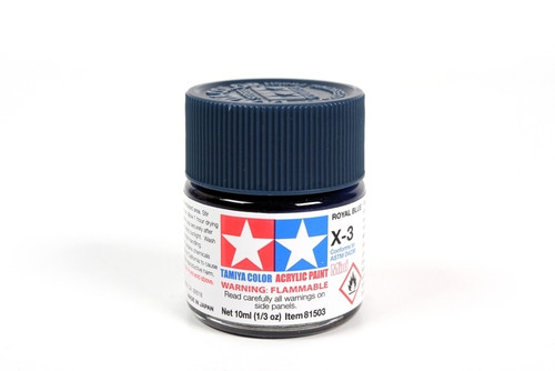 Tamiya 81503 Acrylic Mini X3  Royal Blue 10ml bottle