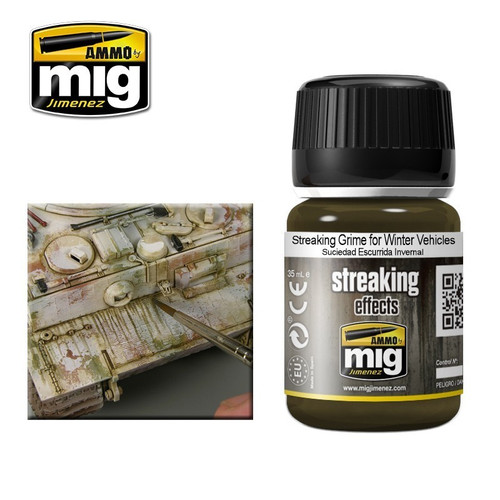 AMM1205 AMMO by Mig - Streaking Grime for Winter Vehicles (35ml) AMM1205 AMMO by Mig - Streaking Grime for Winter Vehicles (35ml)