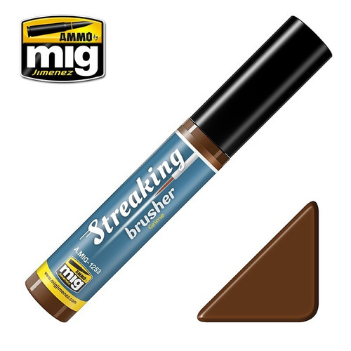 AMM1253 AMMO by Mig Streaking Brusher - Grime