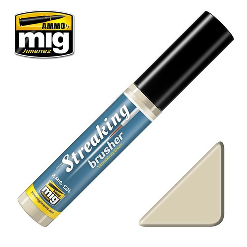 AMM1258 AMMO by Mig Streaking Brusher - Streaking Dust