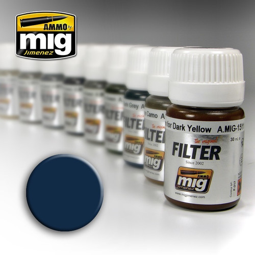 AMM1509 AMMO by Mig Filter - Blue for Dark Grey
