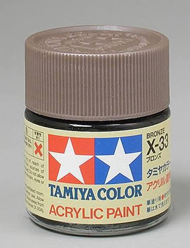 TAM81033 Tamiya Acrylic X-33 Bronze