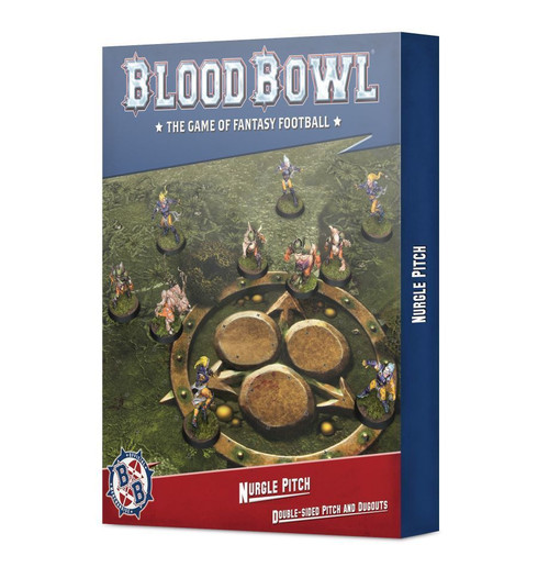 200-55 BLOOD BOWL: NURGLE TEAM PITCH & DUGOUTS