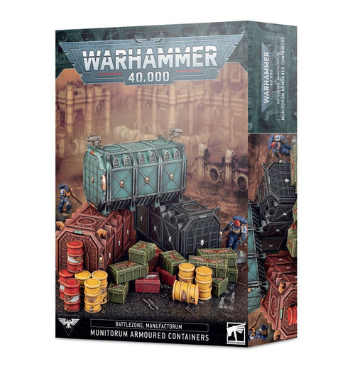 64-98 Battlezone: Manufactorum Munitorum Armoured Containers 64-98 Battlezone: Manufactorum Munitorum Armoured Containers