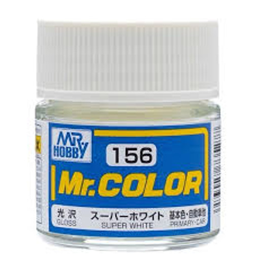 Mr Hobby Mr. Color 156 - Super White Iv (Gloss/Primary Car) - 10ml