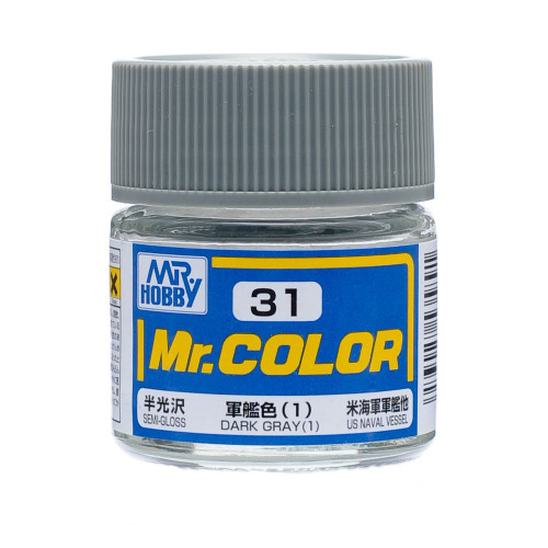 GNZC31 Semi-Gloss Dark Gray (1) 10ml , GSI Mr. Color