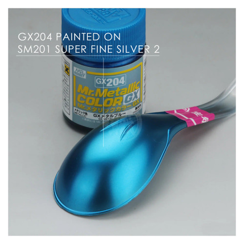 GNZGX204 Metallic Blue 18ml , GSI Mr Color GX