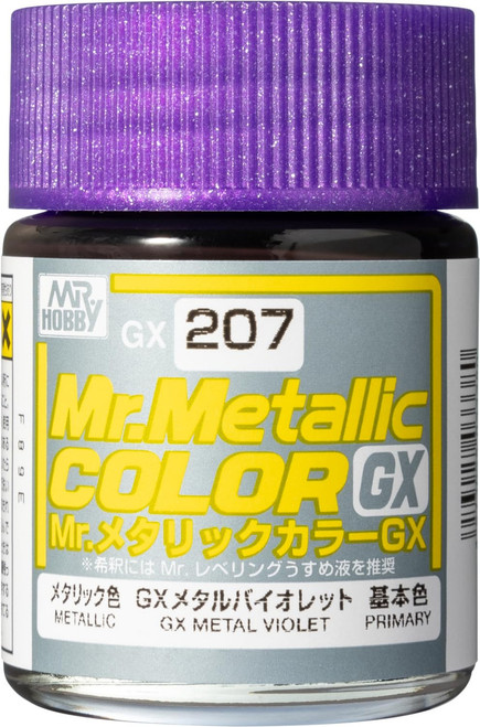 GNZGX207 Metallic Violet 18ml , GSI Mr Color GX