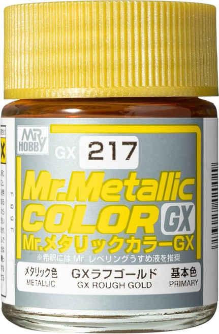 GNZGX217 Metallic Rough Gold 18ml , GSI Mr Color GX