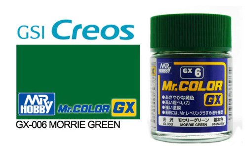 GNZGX6 GX Gloss Green 18ml , GSI Mr. Color